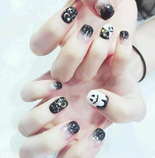 q版萬圣節(jié)美甲怎么做？q版萬圣節(jié)美甲教程