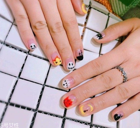 q版萬圣節(jié)美甲怎么做？q版萬圣節(jié)美甲教程