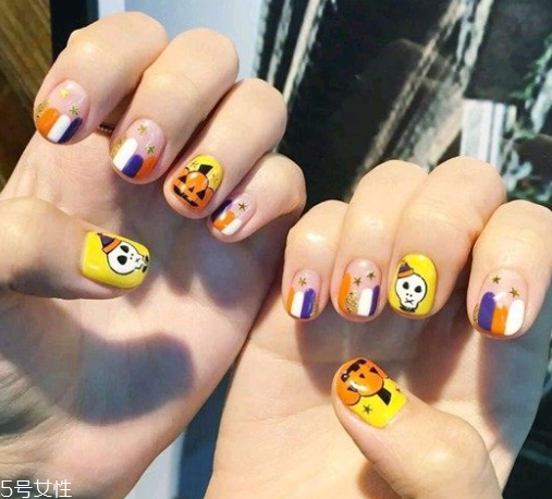 q版萬圣節(jié)美甲怎么做？q版萬圣節(jié)美甲教程