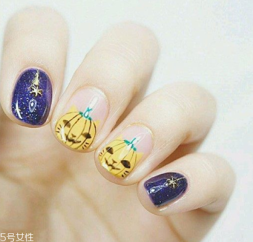 q版萬圣節(jié)美甲怎么做？q版萬圣節(jié)美甲教程