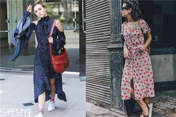 夏天穿碎花衣服好看嗎？碎花衣服搭配圖片