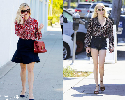 夏天穿碎花衣服好看嗎？碎花衣服搭配圖片