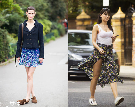 夏天穿碎花衣服好看嗎？碎花衣服搭配圖片