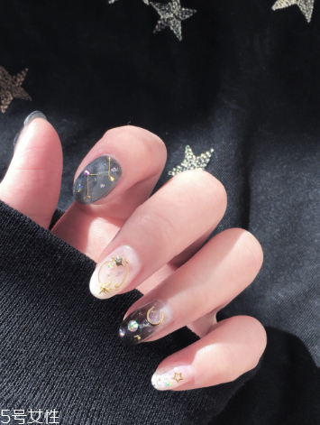 個性美甲圖片2018 讓人過目難忘的瀟灑酷帥美甲