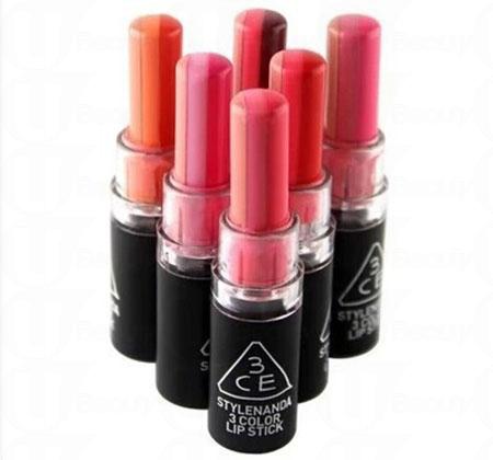 3ce五色mini口紅套裝小樣真假辨別-真假對比圖 3ce五色mini口紅套裝小樣真假辨別-真假對比圖