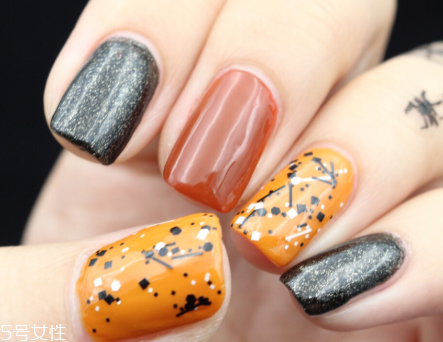 萬圣節(jié)女巫美甲教程 零基礎也可以畫很美