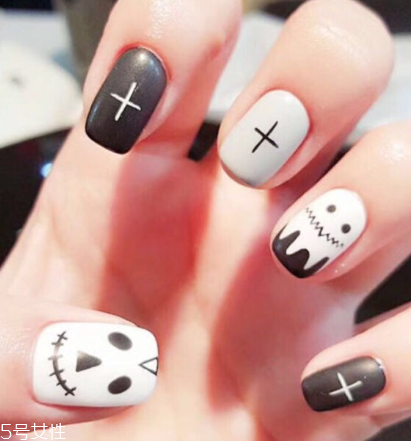 萬圣節(jié)女巫美甲教程 零基礎也可以畫很美