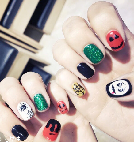 萬圣節(jié)女巫美甲教程 零基礎也可以畫很美