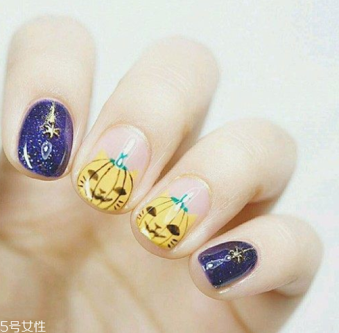 萬圣節(jié)女巫美甲教程 零基礎也可以畫很美