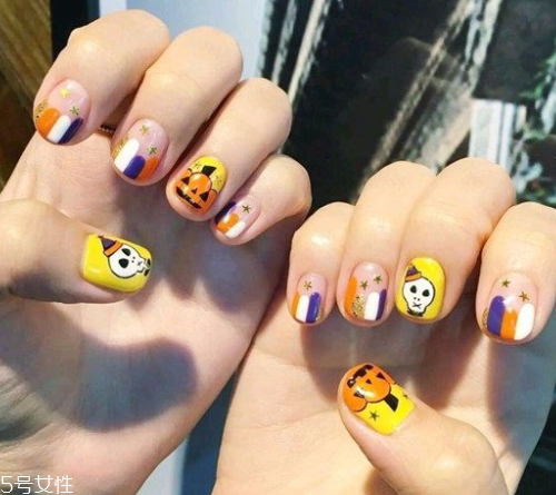 萬圣節(jié)女巫美甲教程 零基礎也可以畫很美