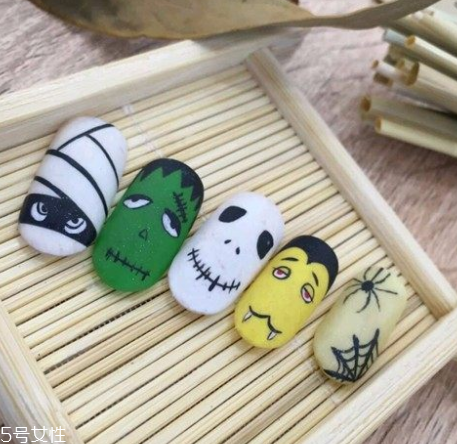 萬圣節(jié)女巫美甲教程 零基礎也可以畫很美