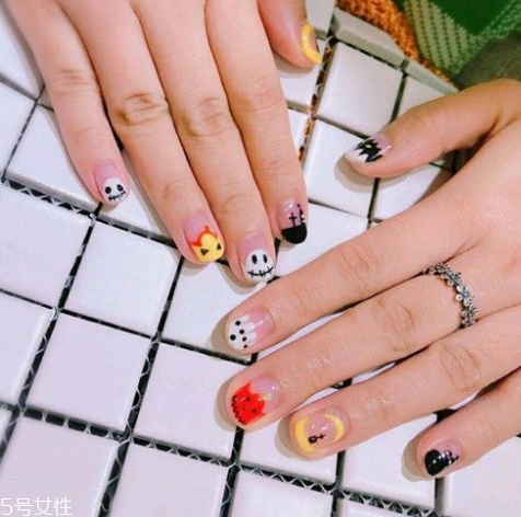 萬圣節(jié)女巫美甲教程 零基礎也可以畫很美