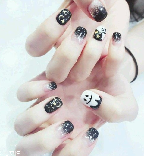 萬圣節(jié)女巫美甲教程 零基礎也可以畫很美