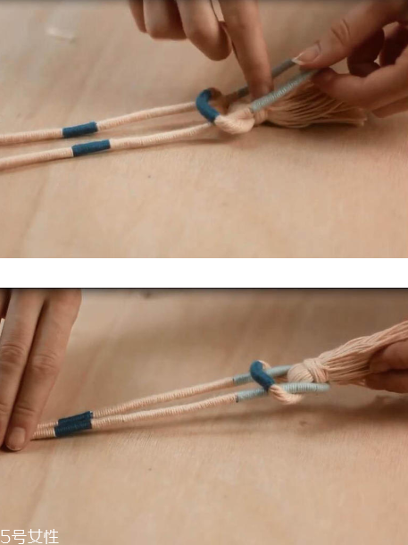 手工項鏈怎么做？彩色毛線編文藝范項鏈