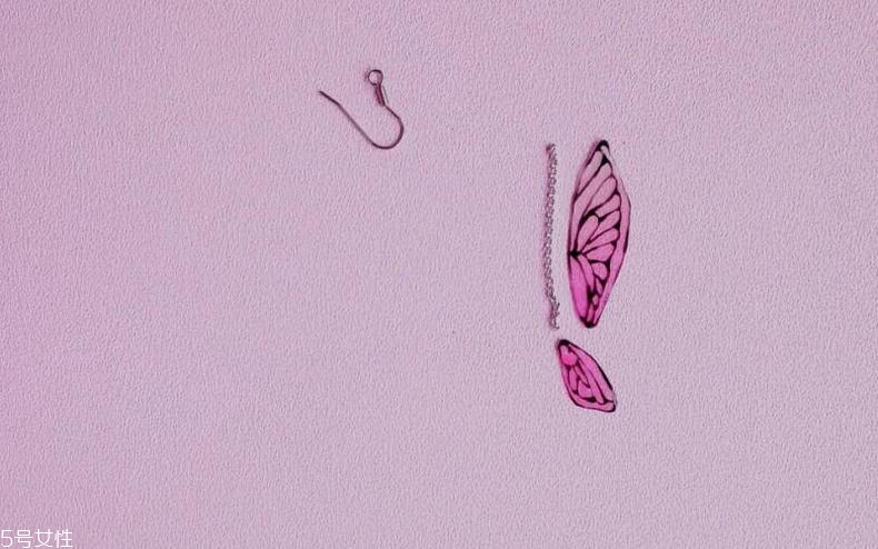 蝴蝶型耳墜怎么做？森林系耳墜的自制教程