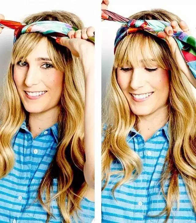 如何用絲巾綁頭發(fā) 個(gè)性派絲巾綁發(fā)造型 如何用絲巾綁頭發(fā) 個(gè)性派絲巾綁發(fā)造型