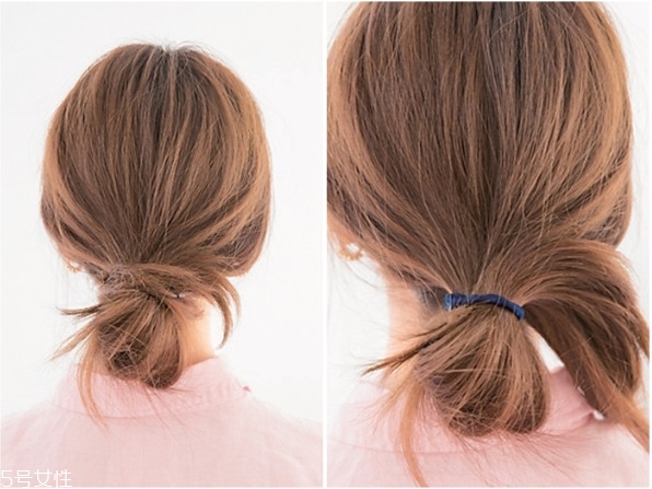 韓國(guó)女生發(fā)型綁扎方法 韓國(guó)最紅的隨興盤發(fā)