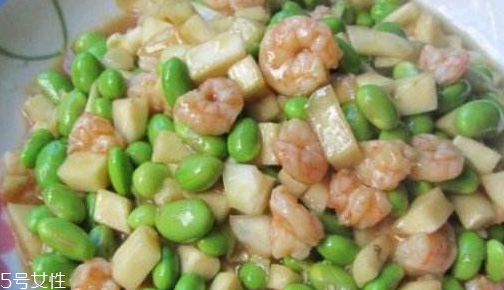 蝦仁和毛豆可以同食嗎 貧血就吃這道菜 蝦仁和毛豆可以同食嗎 貧血就吃這道菜