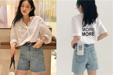 女生五分牛仔褲配什么衣服好看 女生五分牛仔褲配什么衣服好看