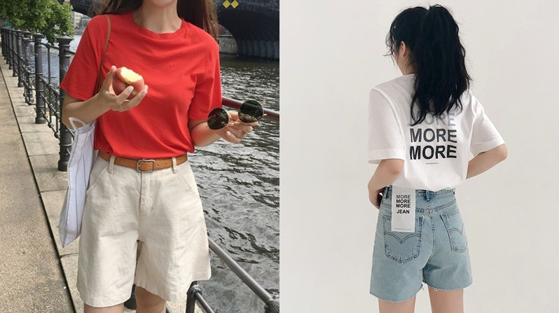 女生五分牛仔褲配什么衣服好看 女生五分牛仔褲配什么衣服好看