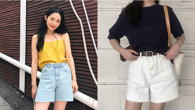 女生五分牛仔褲配什么衣服好看 女生五分牛仔褲配什么衣服好看