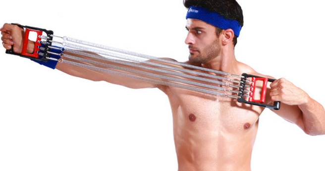 拉力器能練胸肌嗎 拉力器這樣練胸肌 拉力器能練胸肌嗎 拉力器這樣練胸肌