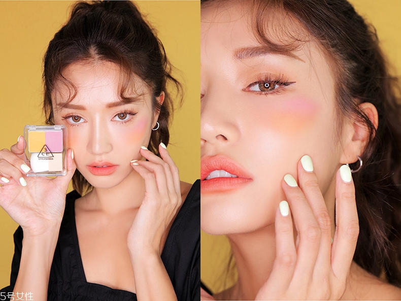 3ce新款雙色腮紅怎么選色號 5個色號買到就是賺到 3ce新款雙色腮紅怎么選色號 5個色號買到就是賺到