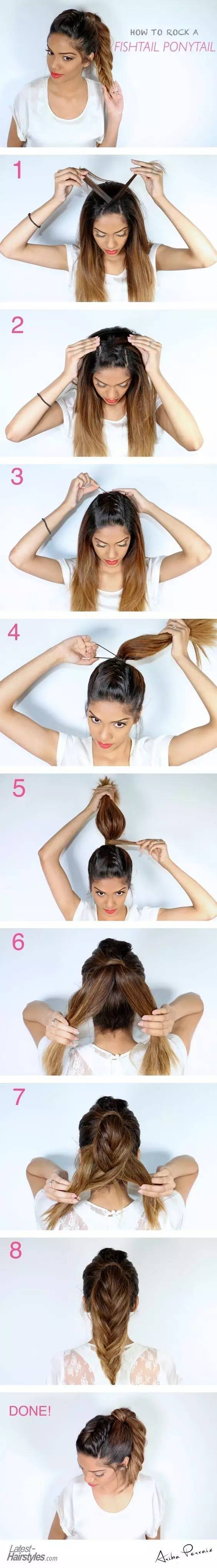 馬尾扎多高好看 扎高馬尾簡單好看的步驟 馬尾扎多高好看 扎高馬尾簡單好看的步驟