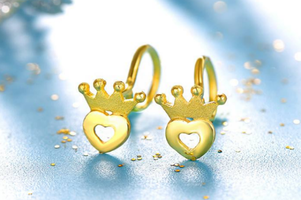 黃金耳釘有足金的嗎 看清楚吊牌 黃金耳釘有足金的嗎 看清楚吊牌