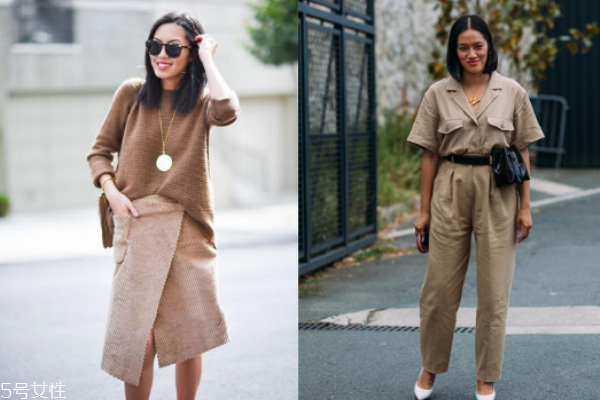 同色系搭配街拍圖片 玩轉(zhuǎn)初秋高級(jí)感 同色系搭配街拍圖片 玩轉(zhuǎn)初秋高級(jí)感