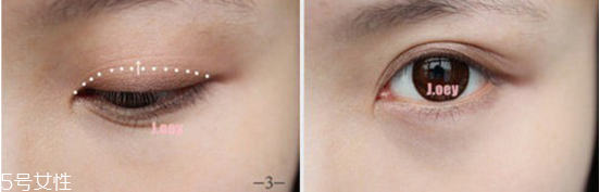 漸層眼影的畫法 漸層眼影畫法步驟圖 漸層眼影的畫法 漸層眼影畫法步驟圖