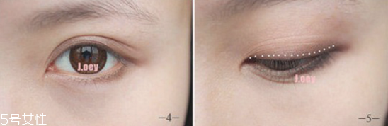 漸層眼影的畫法 漸層眼影畫法步驟圖 漸層眼影的畫法 漸層眼影畫法步驟圖