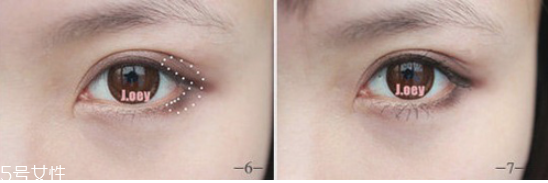 漸層眼影的畫法 漸層眼影畫法步驟圖 漸層眼影的畫法 漸層眼影畫法步驟圖