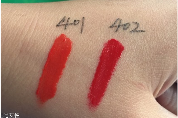 阿瑪尼紅管401和402哪個好看 阿瑪尼紅管401402試色 阿瑪尼紅管401和402哪個好看 阿瑪尼紅管401402試色