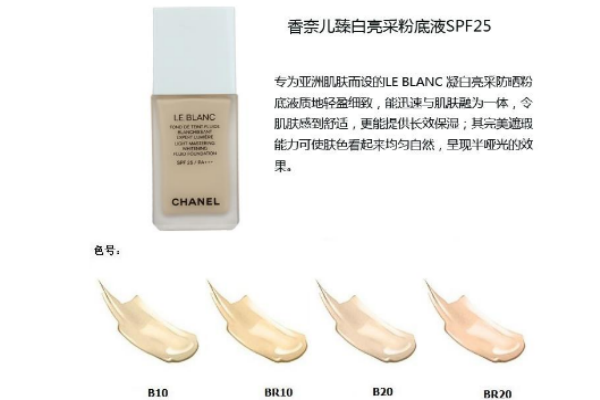 香奈兒粉底液保質(zhì)期是多久 香奈兒粉底液色號