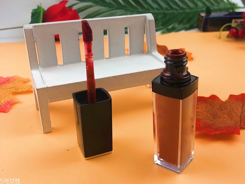 雅詩(shī)蘭黛唇釉307黃皮上嘴圖 美過(guò)秋日紅葉