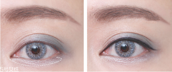 灰綠色系眼妝的畫(huà)法 龐克風(fēng)小煙熏眼妝 灰綠色系眼妝的畫(huà)法 龐克風(fēng)小煙熏眼妝