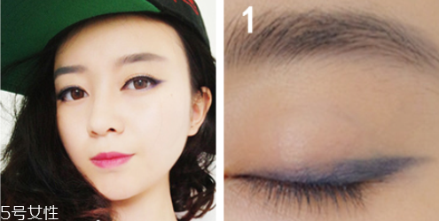 灰綠色系眼妝的畫(huà)法 龐克風(fēng)小煙熏眼妝 灰綠色系眼妝的畫(huà)法 龐克風(fēng)小煙熏眼妝