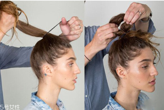 花瓣頭的扎法圖解步驟 今年最in丸子頭扎法 花瓣頭的扎法圖解步驟 今年最in丸子頭扎法