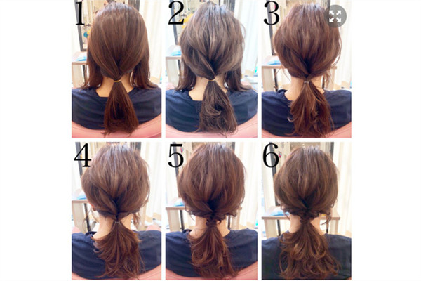 簡易馬尾發(fā)型扎法 9個氣質(zhì)馬尾發(fā)型步驟圖解