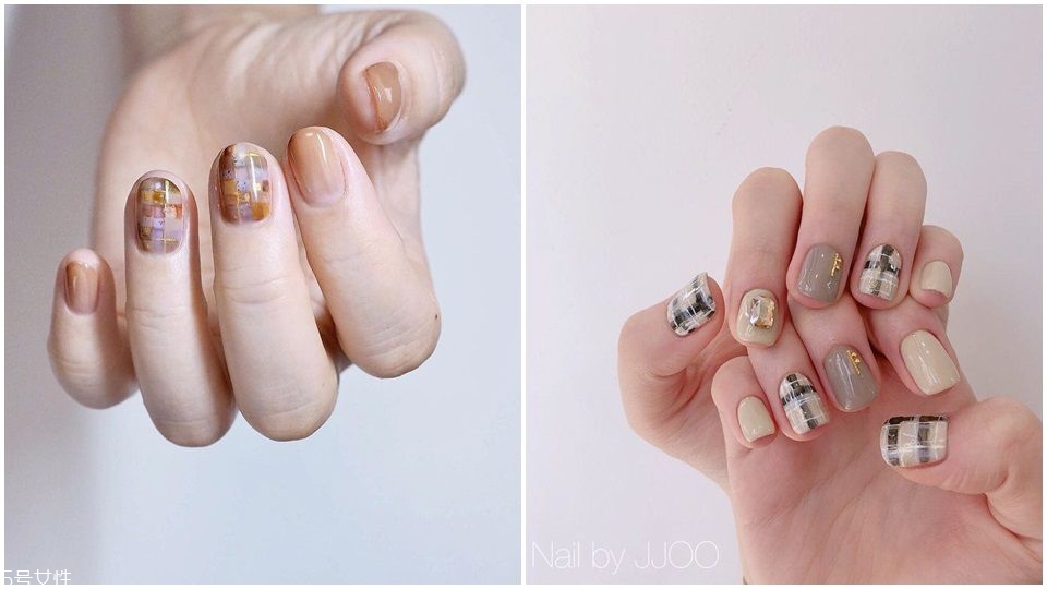 格紋光療美甲圖片 讓指尖的氣質(zhì)發(fā)光發(fā)熱 格紋光療美甲圖片 讓指尖的氣質(zhì)發(fā)光發(fā)熱