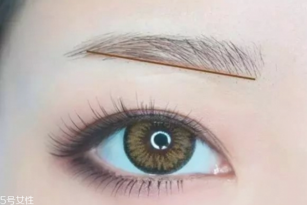 韓式粗平一字眉畫法圖解 最簡單的自己畫眉方法 韓式粗平一字眉畫法圖解 最簡單的自己畫眉方法