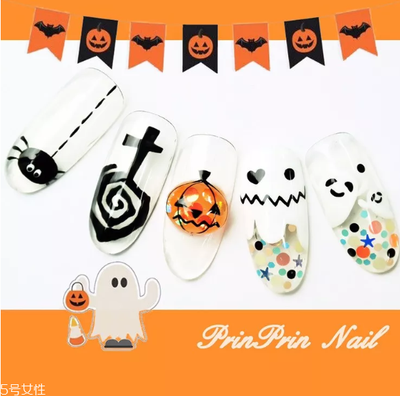 6種惡作劇萬(wàn)圣節(jié)美甲款式 驚悚又不失可愛(ài)