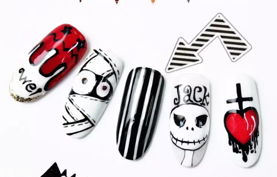 6種惡作劇萬(wàn)圣節(jié)美甲款式 驚悚又不失可愛(ài)