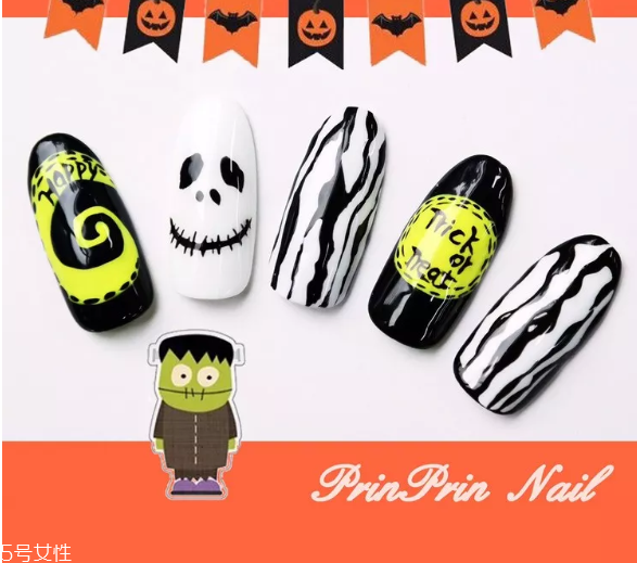 6種惡作劇萬(wàn)圣節(jié)美甲款式 驚悚又不失可愛(ài)