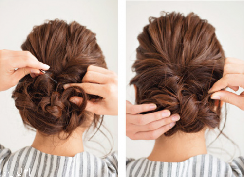 如何自己做簡單盤發(fā) 自己盤頭發(fā)簡單好看的步驟 如何自己做簡單盤發(fā) 自己盤頭發(fā)簡單好看的步驟