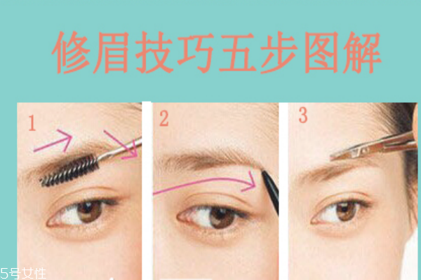 修眉畫眉的技巧圖解 最簡(jiǎn)單的修眉方法
