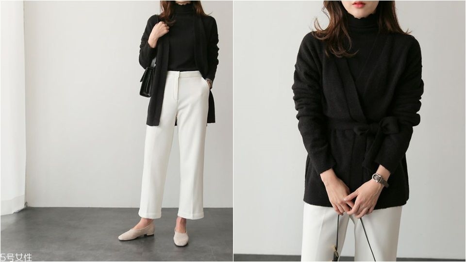 腰帶針織衫搭配圖片 腰帶針織衫怎么穿好看 腰帶針織衫搭配圖片 腰帶針織衫怎么穿好看