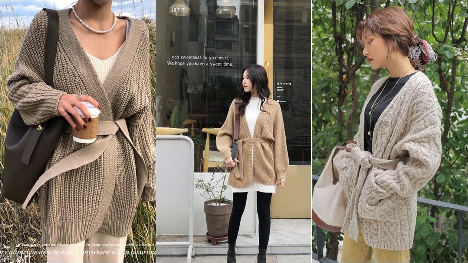 腰帶針織衫搭配圖片 腰帶針織衫怎么穿好看 腰帶針織衫搭配圖片 腰帶針織衫怎么穿好看