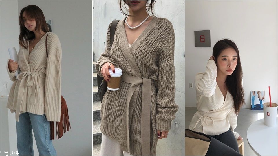 腰帶針織衫搭配圖片 腰帶針織衫怎么穿好看 腰帶針織衫搭配圖片 腰帶針織衫怎么穿好看